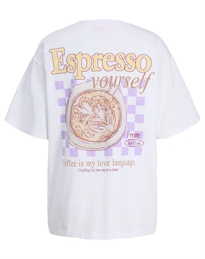 JJXX - JXLatte Loose T-shirt  - Bright White